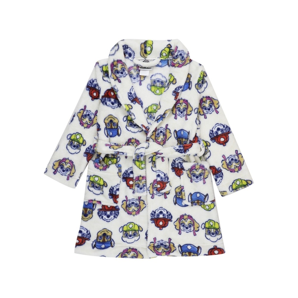 Paw Patrol Toddler Boys Robe Long Sleeve Gown - Size 2T